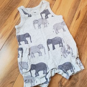 Tea Collection Boys Elephant Shortall 🐘